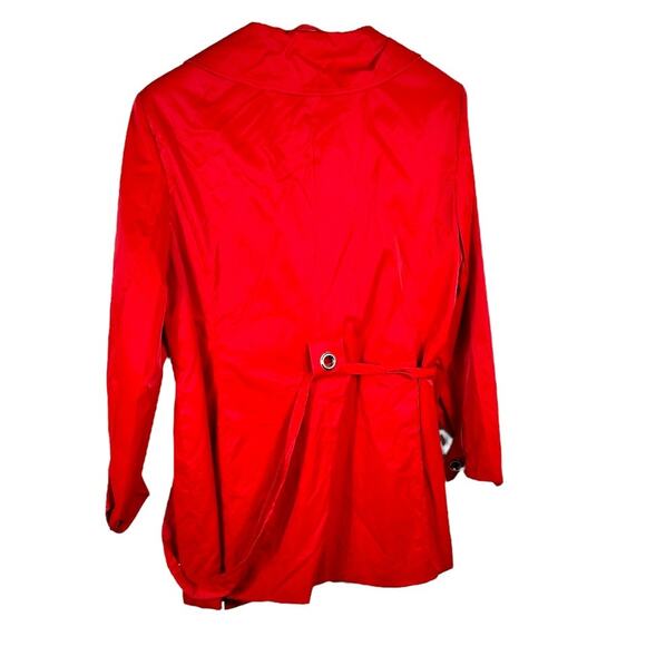 Style & Co Red Rain Coat Size 20W - Picture 2 of 3